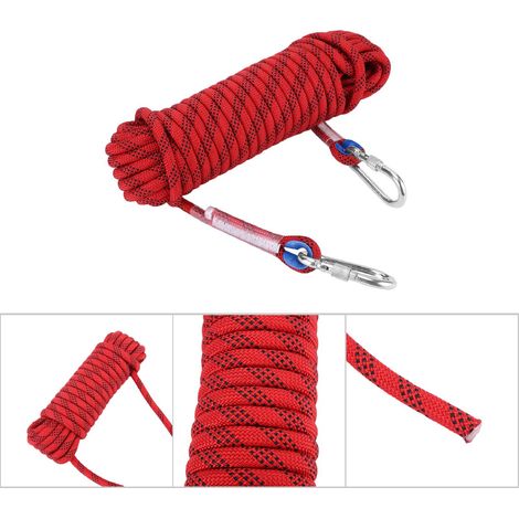 12 mm starkes Paracord-Band für Schlüsselband und Armband (Rot – 20 m) (1/5)