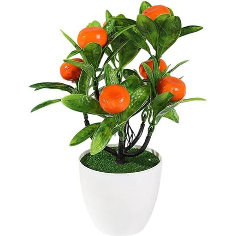 Artificial Plant with Realistic Fruits for Indoor and Outdoor Use (Orange) (1/5)