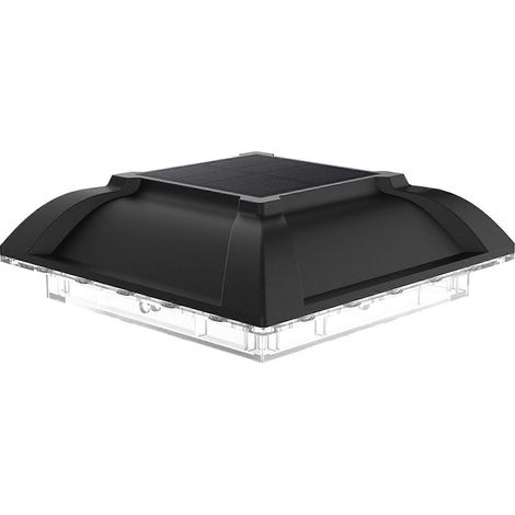 Lampe solaire pour poteau, batterie 800 mAh, lampe de terrasse, éclairage extérieur multifonctionnel pour la maison et le jardin (1/5)
