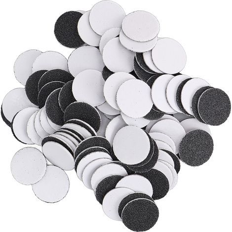 100 Feuilles Abrasives pour Ponceuse Électrique de Pédicure, Papier de Ponçage Grain 180 pour Callosités et Cors (1/5)
