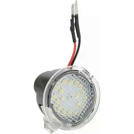 Lot de 2 éclairages de bas de porte à LED 18 SMD blanc brillant pour rétroviseurs latéraux, compatibles avec les modèles 2015- DC12V (éclairage d'ambiance) - JXLGV (1/5)