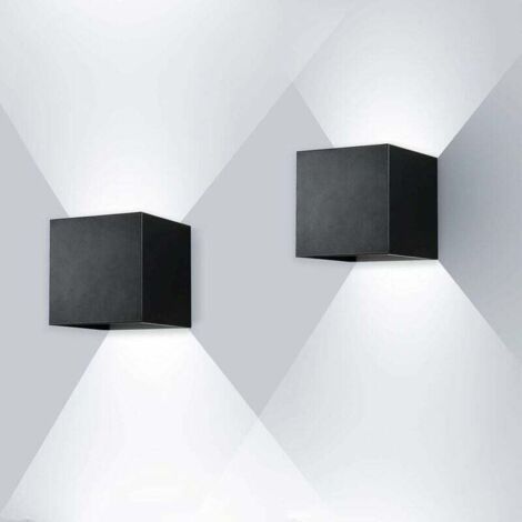 LED Wall Light 12W IP67 Waterproof Adjustable Angle Cold Light 6000K Indoor Outdoor (1/4)