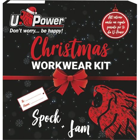 Xmas Kit Black Carbon Tg.L U-POWER - Giacca, Pantalone, Scaldacolllo e Guanti (1/5)