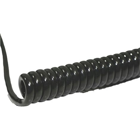 BKL Electronic 1506211 Spiralkabel Li12Y11Y 1200 mm / 4800 mm 2 x 0.50 mm² Schwarz 1 St.