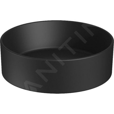 Jika Cubito Pure - Vasque à poser, diamètre 40 cm, sans trop-plein, noir mat H8184207161121 (1/4)