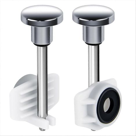 Kit de réparation universel pour robinet de baignoire (lot de 2), pièces de rechange anti-fuites, couleur argent. (1/5)