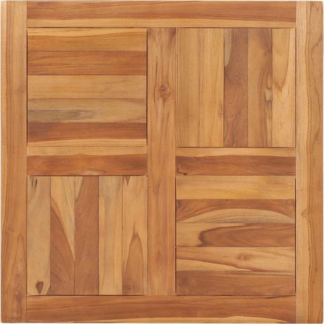 Dessus de table,Plateau de table,Dessus de bureau Bois de teck solide 70x70x2,5 cm CFW39489 (1/5)