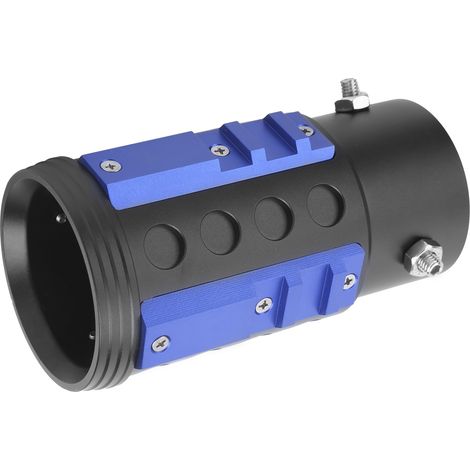 Embout d'échappement arrière voiture diamètre 72mm/2,8in universel sport tuning avec clé bleu (1/5)