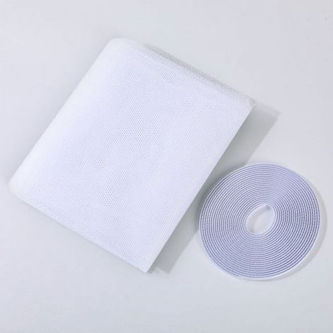 Moustiquaire Adhésive Pour Fenêtre - Filet Anti-Insectes En Polyester - Pour Cuisine Et Intérieur - Kit Avec Velcro Fixe - 1 Pièce (1/5)