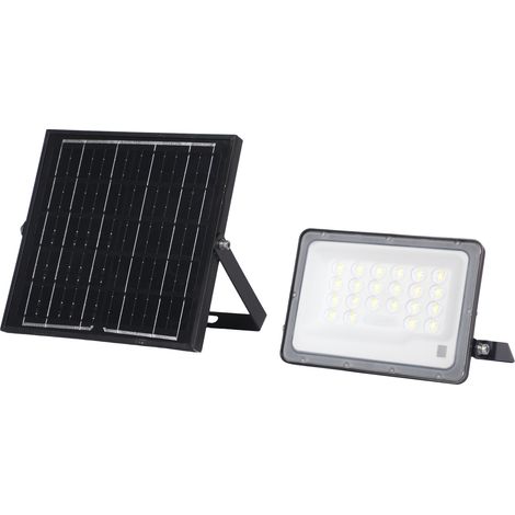 Proyector LED Solar 50W Panel 5V/6W 5,5W 750Lm 90º IP65 3CCT (Tonalidad Luz Ajustable) (1/3)