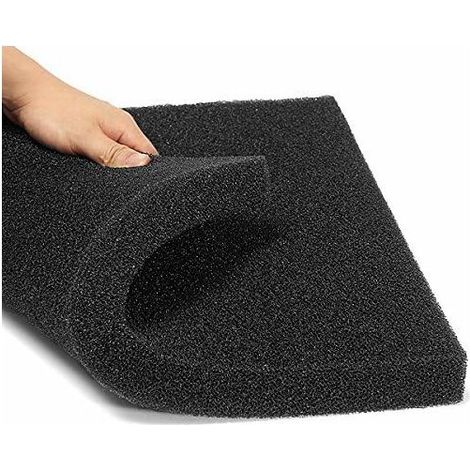 Mousse filtrante biochimique pour aquarium, 50 cm x 50 cm x 2 cm, (1/5)