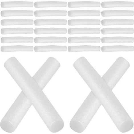 Bâtonnets en mousse antidérapants pour canapés, compatibles avec les housses de canapé, lot de 60, blancs. (1/5)