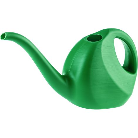 KADAX Gießkanne, 2 Liter, kleine Gartengießkanne aus Kunststoff, Grün