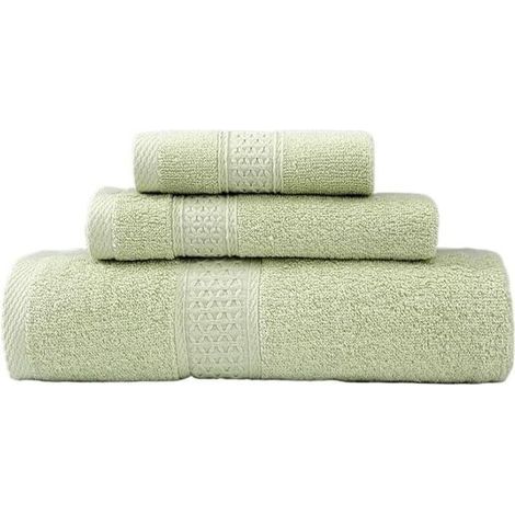 Premium soft and absorbent Turkish cotton napkins, 3 pieces, grey-green, long-staple cotton, gift napkin sets (1/4)