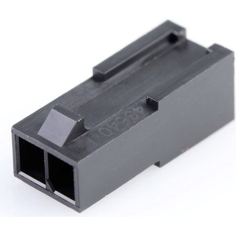 Molex Buchsengehäuse-Kabel  Polzahl Gesamt 2 Rastermaß: 3 mm 436400201 1 St. Bag