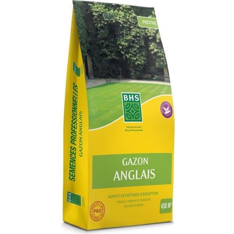 Césped Inglés - BHS - 10kg para Jardines de Lujo