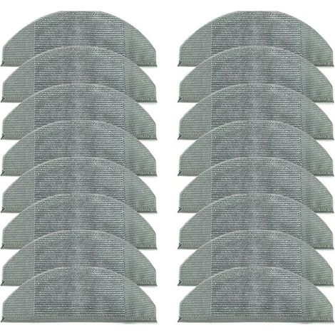16 pièces de rechange de nettoyage ménager pour les chiffons de nettoyage Eufy Robovac (1/4)