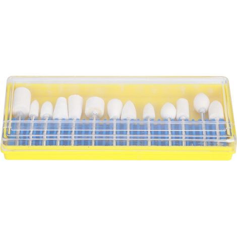 Kit de polissage de 13 pièces comprenant une tête de meulage en laine pour bijoux en or et en argent (1/5)