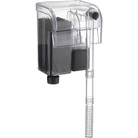 Slim Filtre Extérieur Aquarium, Filtre Ajustable à 3 Niveaux pour Aquarium jusqu'à 20 L, 250 LPH, 3W (1/4)