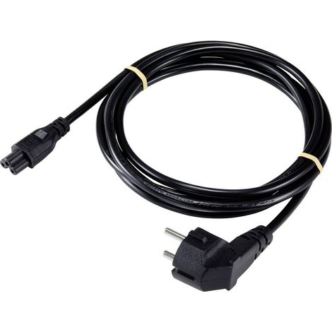 Cavo di rete Notebook Sygonix SY-5178374 Nero 5 m (1/2)