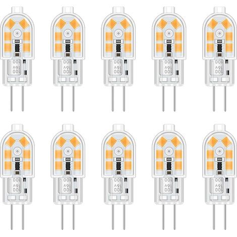 Ampoule LED G4 2W 12V Blanc Chaud 200LM G4 10W-20W LED 12V pour Hotte Cuisine/Armoire/Camping (1/5)