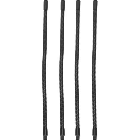 Set aus 4 flexiblen Aluminium-Schwanenhalslampen, 10 mm Durchmesser, für Tischlampen und Leuchten, 30 cm. (1/5)