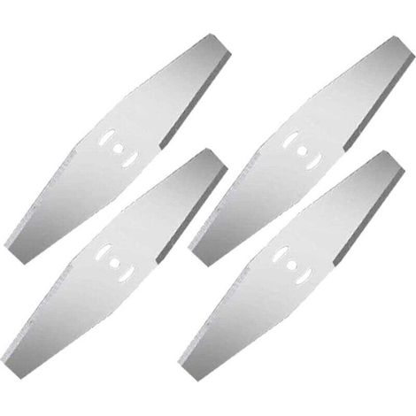 Remplacement des Têtes de Lame de Coupe-Herbe Tondeuse à Gazon Lames de Débroussailleuse Têtes de Lame De Désherbant(Blade x 4) (1/5)