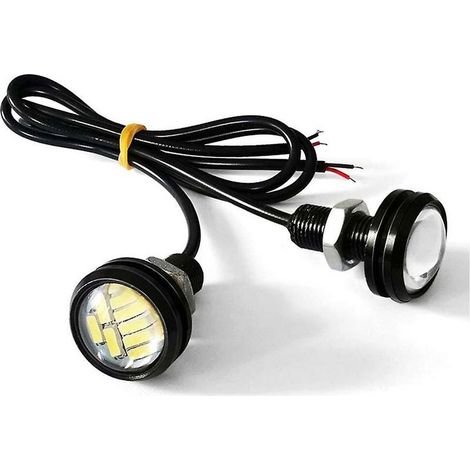 Feu de recul LED étanche pour voiture et moto, clignotant et feu stop haute luminosité, fonction clignotant automatique (1/4)