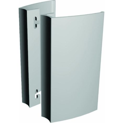 Paar Flügelgriffe 200mm ALMA COMPONENTES Achsabstand 150mm - Ral9006 Grau - 7060-200-9006