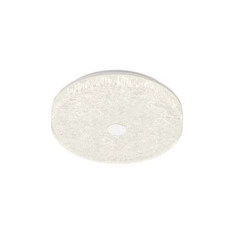 Mantra Plafón de techo LED regulable redondo FROZEN Ø39cm, 45W 5220Lm, CTT 2700K-5000K, blanco con mando (1/5)