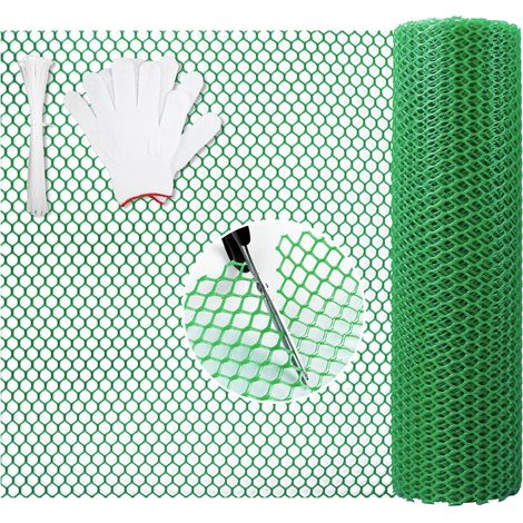 Clôture en Maille Plastique 3 m Niveau côtier Grillage a Poule (1/5)