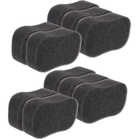 Éponges de Toilettage Outils de Bain Essentiels pour Chevaux Noires Lot de 10 en Éponge Douce Éliminent la Sueur Saleté Toilettage Équin (1/5)