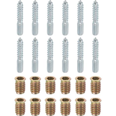12pcs M8X50mm Cintre Boulons pour Joint Meubles Pieds (1/5)
