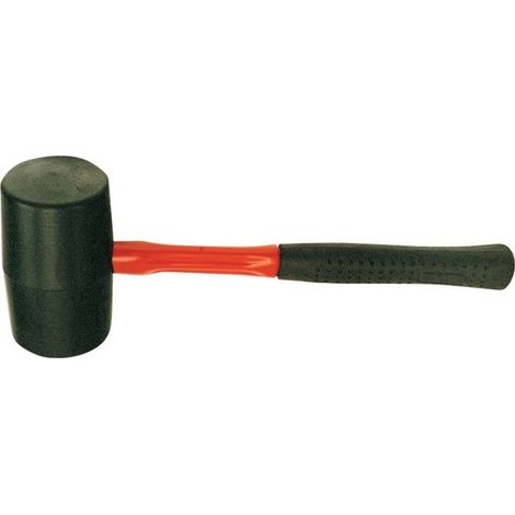MAZZUOLA TESTA IN GOMMA MM.45 MANICO FIBERGLASS