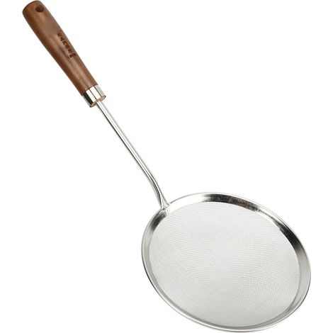 Passoire à huile à filtration efficace, cuillère à tamis fin anti-graisse pour bouillon, mousse et sauce, utilisation facile (1/5)