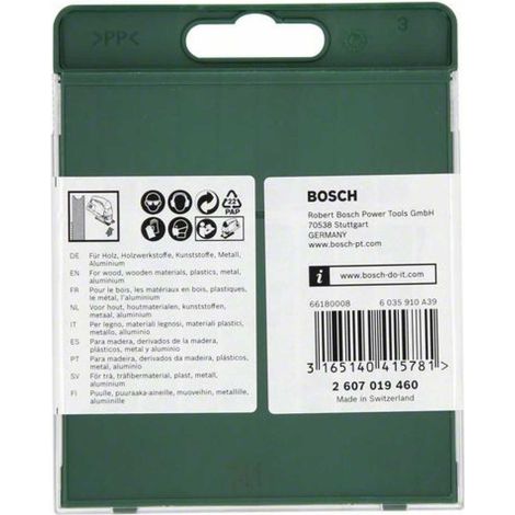 Bosch Sägeblattkassette Holz/Metall/Kunststoff (U-Schaft), 10-teilig (1/4)