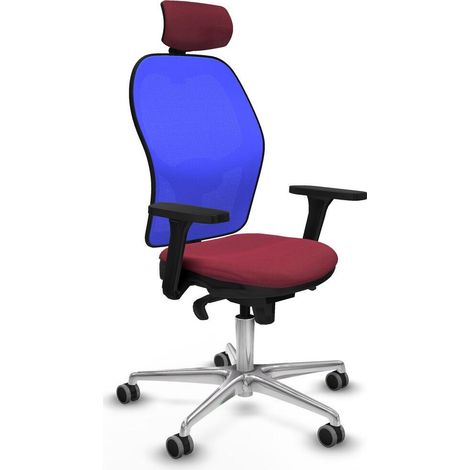 Piqueras y Crespo 3D086G2 Silla de oficina granate (1/3)