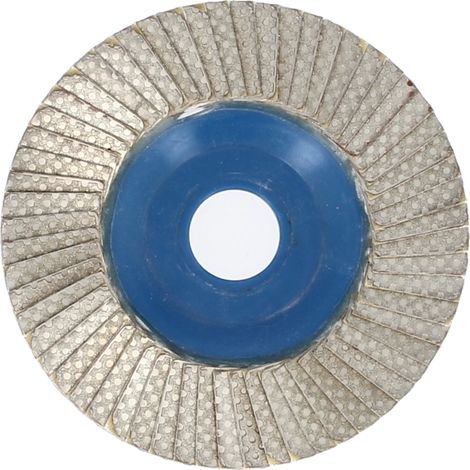DISQUE LAMELLES FLEX. DIAMANTEES D115X22,23 GR200 ELECTROLYSE, SUPPORT PLASTIQUE - 5111520 - LEMAN