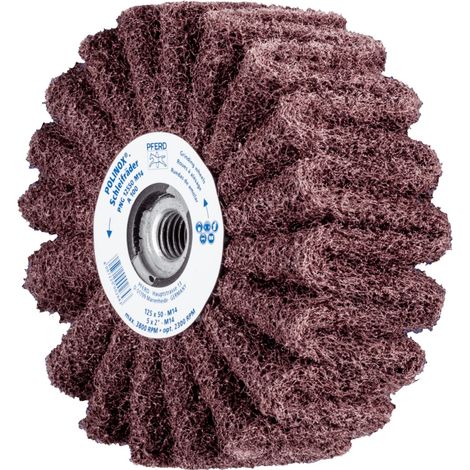 PFERD POLINOX Vlies-Schleifrad PNG Ø 125x50mm Gewinde M14 A100 für Feinschliff und Finish (1/5)