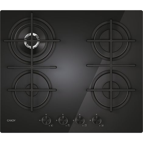 Horno de gas Candy Moderna CVG6BR4WTB negro empotrado de 60 cm y 4 quemadores (1/5)