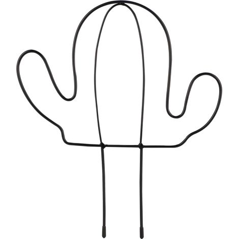 Treillis Métal Forme cactus pour plantes grimpantes en pot (1/5)