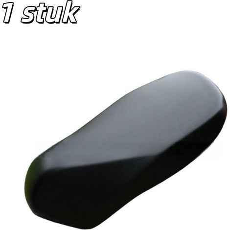 Housse de selle de moto universelle noire en cuir PU élastique et respirante résistante à la pluie pour selle de moto scooter et scooter électrique (1/5)
