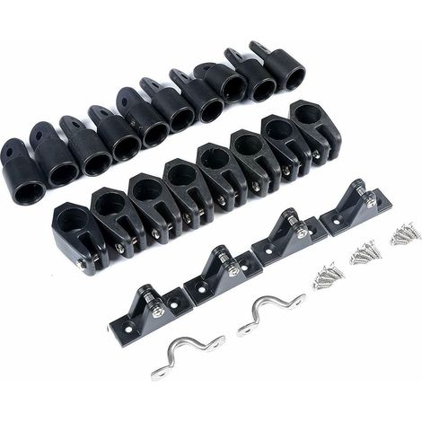 Nylon awning accessory set for boat and yacht fittings, 3/4-inch fittings