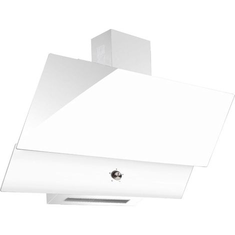 Campana extractora mural de 90 cm con cristal y cuerpo blanco - TURBINE 90 Samet (1/2)
