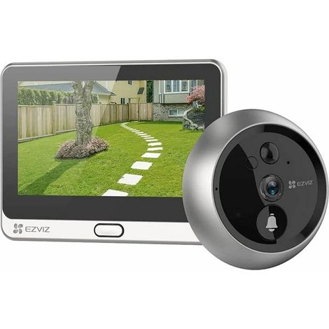 Ezviz DP2C Video-Türsprechanlage silber-gold 4,3 Zoll Bildschirm