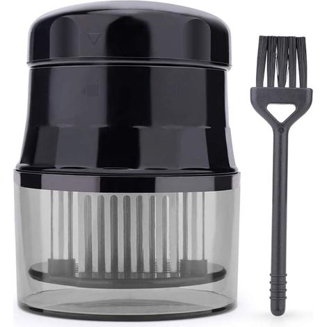 Attendrisseur Viande - 48 Lames Acier Inoxydable - Pour Bœuf Steak Poulet - Profondeur Pénétration 2,5 cm - 1 Pièce (1/5)