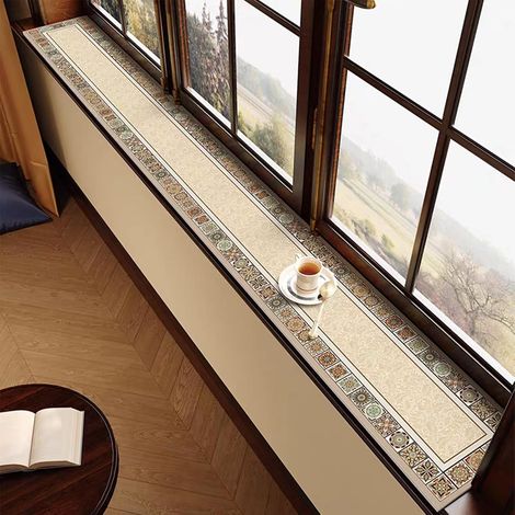 Tapis de protection pour rebord fenêtre, coussinets décoratifs rebords (1/5)