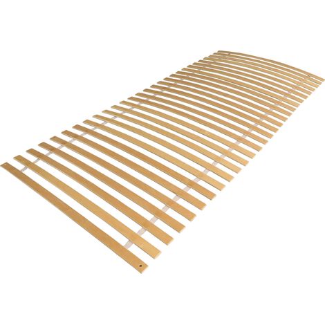 Rete a doghe con ruote.con 28 doghe.in pioppo massiccio.90 x 200 cm.rigida non regolabile.Rete a doghe con ruote (1/5)