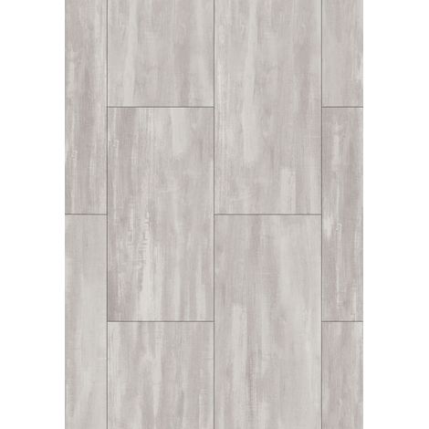 Mexen Grey Stone échantillon de panneaux vinyles 610 x 305 mm SPC 6,5 mm, sous-couche IPEX 1,5 mm, 4 V-Fuge, Wood Stone - F1164 (1/2)
