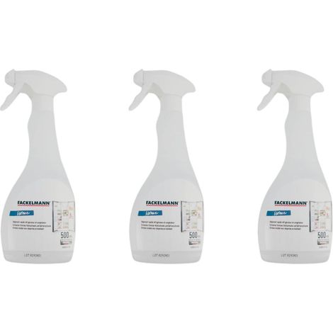 Lot de 3 dégivrants réfrigérateur et congélateur - FACKELMANN - En spray - 500 ml